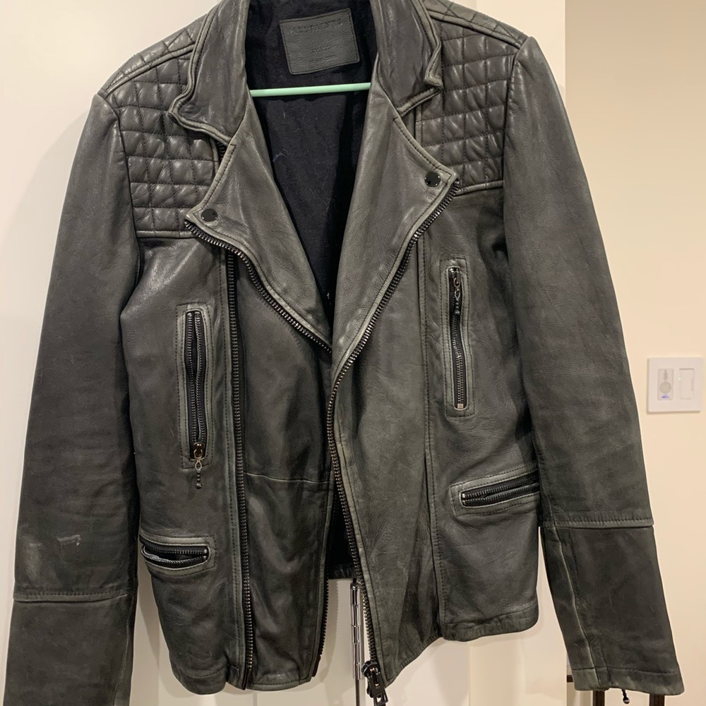 All Saints Leather Jacket (men)